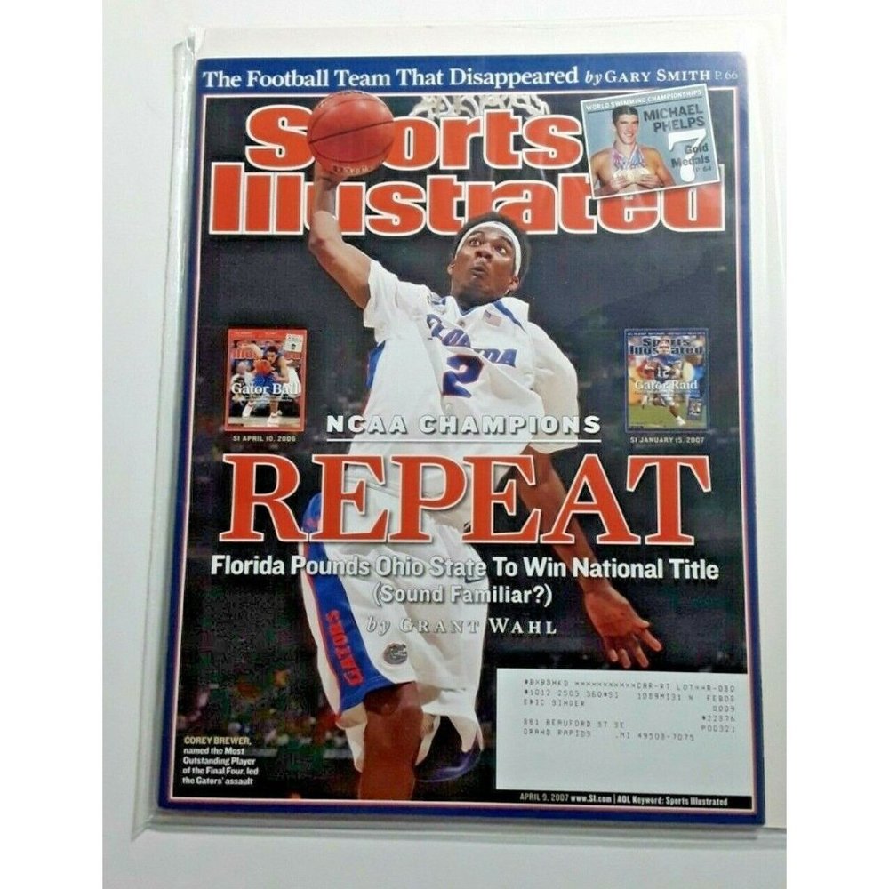 Sports Illustrated April 10 2006 Florida NCAA Champs Corey Brewer